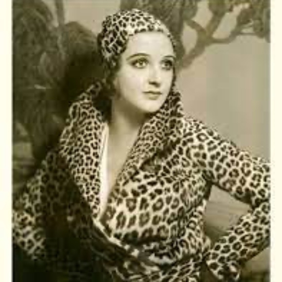 GENUINE 1940s\' LEOPARD FUR TAM WITH BLACK GROSGRAIN BAND & BOW main image 11
